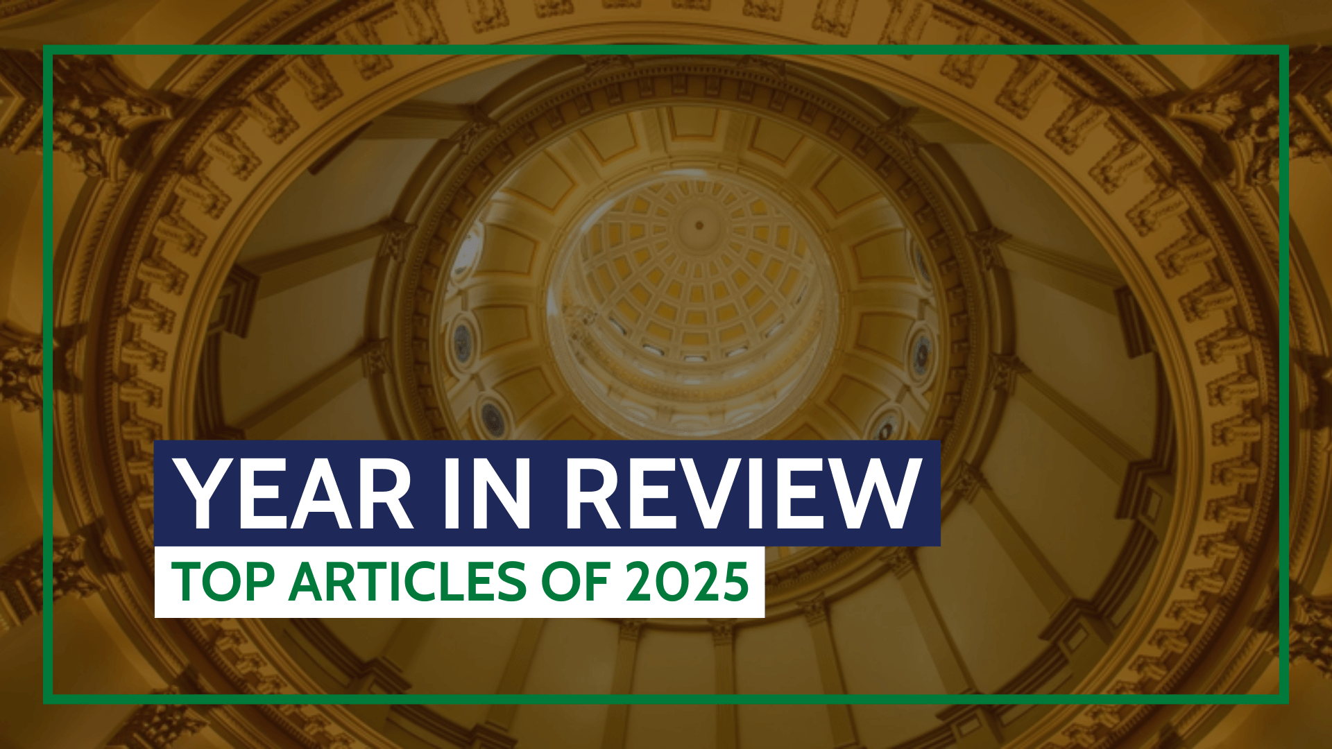 Year in review: Top articles of 2025